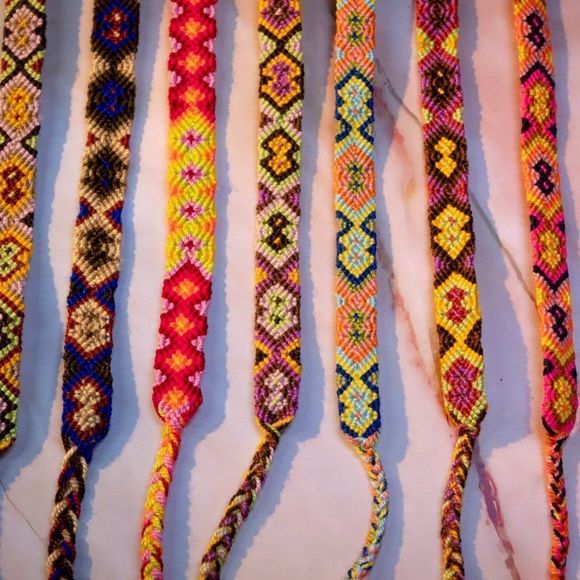 Wayuu original bracelets thin handmade - Picture 4 of 5